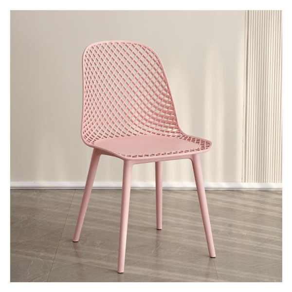 鏤空網背休閒椅